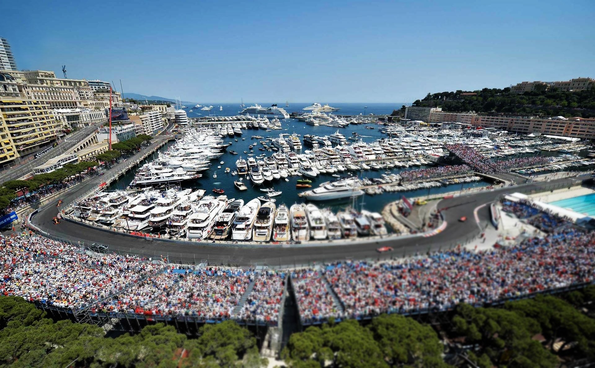 Formula 1 Monaco, best terrace, vip tickets f1, rent Ferrari California, Ferrari F8 spider, Lamborghini Huracàn during Formula1 monaco
